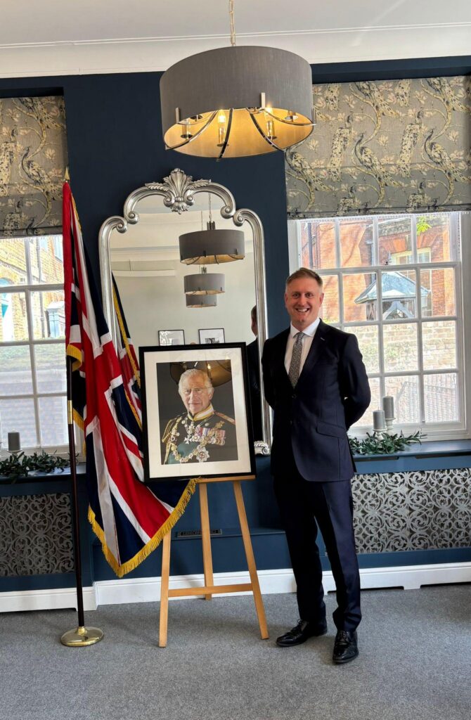 Ed at the Citizenship Ceremony