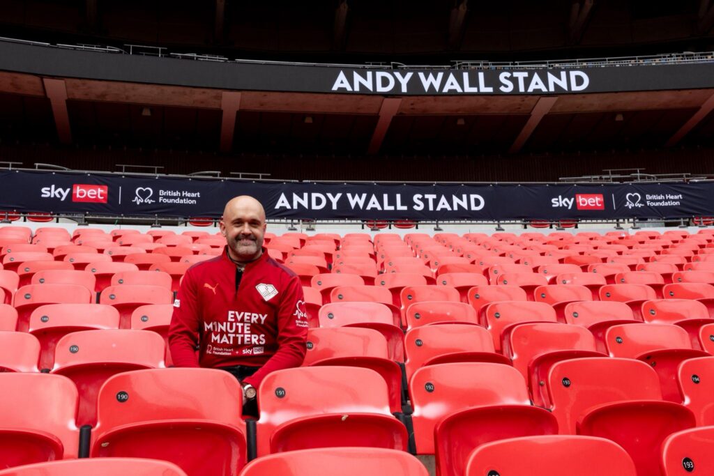 Andy Wall at Wembley Stadium